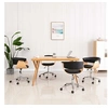 Image de Eetkamerstoelen draaibaar 4 st kunstleer zwart3054882