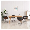 Image de Eetkamerstoelen 4 st draaibaar stof grijs3054885