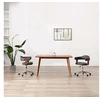 Image de Eetkamerstoelen 2 st draaibaar gebogen hout en stof grijs3054902