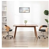 Image de Eetkamerstoelen draaibaar 2 st gebogen hout en kunstleer zwart3054917