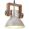 Image de Hanglamp industrieel rond 25 W E27 19 cm zilverkleurig320531