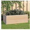 Image de Jardinières surélevées - - 3 pcs - Bois de pin massif - 100x150 cm - Empilables et pliables