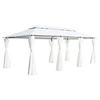 Image de Prieel met gordijnen 180g/m² 600x298x270 cm wit310073