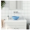 Image de Lavabo de Salle de Bain Rond Vasque à Poser de Toilette Lave-mains de Cuisine Salle Cosmétique Maison Intérieur 146978