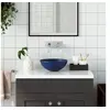 Image de Lavabo de salle de bain Céramique Bleu foncé Rond