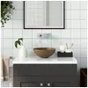 Image de Lavabo de Salle de Bain Rond Vasque à Poser de Toilette Lave-mains de Cuisine Salle Cosmétique Maison Intérieur 146985
