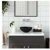 Image de Lavabo de Salle de Bain Rond Vasque à Poser de Toilette Lave-mains de Cuisine Salle Cosmétique Maison Intérieur 146986