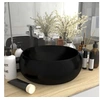Image de Lavabo rond de luxe Noir mat 40x15 cm Céramique