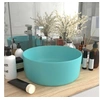 Image de Lavabo rond de luxe Vert clair mat 40x15 cm Céramique