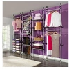 Image de Système de garde robe télescopique avec étagères Aluminium