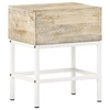 Image de Table de chevet 40x30x50 cm Bois de manguier massif