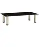 Image de 322761 TV Stand Black 60x35x17 cm Tempered Glass