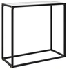 Image de Table console Blanc 80x35x75 cm Verre trempé322809