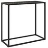 Image de Table console Noir 80x35x75 cm Verre trempé322810