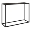 Image de Table console Noir 100x35x75 cm Verre trempé322814