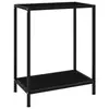 Image de Wandtafel 60x35x75 cm gehard glas zwart322828