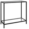 Image de Table console Transparent 80x35x75 cm Verre trempé