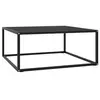 Image de Table basse Noir avec verre noir 80x80x35 cm322876