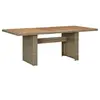 Image de Table a manger fixe sans tiroir 6 personnes rectangulaire en Résine L 200 cm