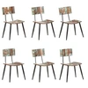 Image de Lot de 6 chaise interieur non empilable non pliable H. 82 cm en bois