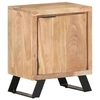 Image de Table de chevet 40x30x50 cm Bois d acacia avec bord naturel