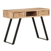 Image de Bureau 107x45x79 cm Bois d acacia solide avec bord naturel