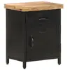 Image de Table de chevet 40x30x52 cm Bois de manguier brut