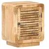 Image de Table de chevet 40x30x50 cm Bois de manguier brut