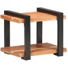Image de Table de chevet 50x40x40 cm Bois d acacia massif