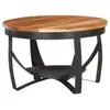 Image de Table basse Ø68x43 cm Bois d acacia solide