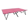 Image de Ligbed 2-persoons inklapbaar staal roze310353