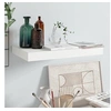 Image de Wandschap zwevend 40x23x3,8 cm MDF hoogglans wit323742