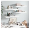 Image de Wandschappen zwevend 4 st 60x23,5x3,8 cm MDF hoogglans wit323750