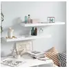 Image de Wandschappen zwevend 2 st 90x23,5x3,8 cm MDF hoogglans wit323755
