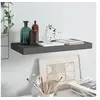 Image de Wandschap zwevend 50x23x3,8 cm MDF hoogglans grijs323787