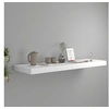 Image de Etagère flottante murale blanc 80x23,5x3,8 cm MDF