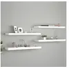 Image de Wandschappen zwevend 4 st 80x23,5x3,8 cm MDF wit323816