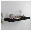 Image de Etagère murale flottante Noir 60x23,5x3,8 cm MDF
