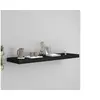 Image de Etagère murale flottante noir 90x23,5x3,8 cm MDF