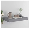 Image de Etagère murale flottante gris 40x23x3,8 cm MDF