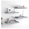 Image de Wandschappen zwevend 4 st 40x23x3,8 cm MDF grijs323849