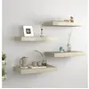 Image de Wandschappen zwevend 4 st 40x23x3,8 cm MDF eikenkleurig323870