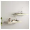 Image de Etagères murales flottantes 2 pcs chêne 50x23x3,8 cm MDF