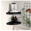 Image de Hoekschappen zwevend 2 st 25x25x3,8 cm MDF zwart323899