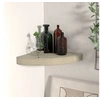 Image de Etagère d angle flottante chêne 25x25x3,8 cm MDF