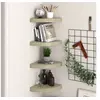 Image de Hoekschappen zwevend 4 st 25x25x3,8 cm MDF eikenkleurig323906