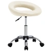 Image de Chaise de travail roulante Crème Similicuir323667