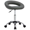 Image de Chaise de bureau H. 55 cm non pliable en plastique interieur gris