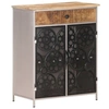 Image de Buffet 60x35x75 cm Bois de manguier brut et fer