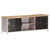 Image de Tv-meubel 120x30x40 cm ruw mangohout323737